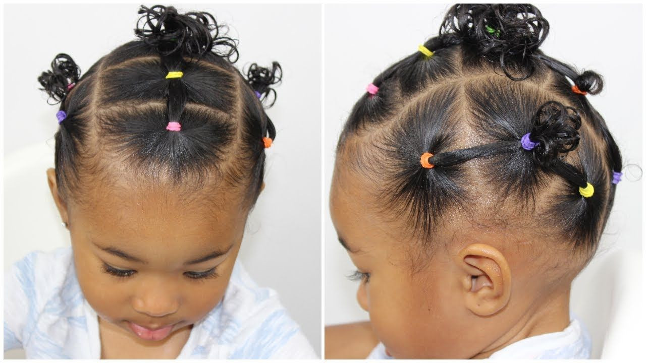 Black Baby Hairstyles For Short Hair
 Pin on Maya and sky hair