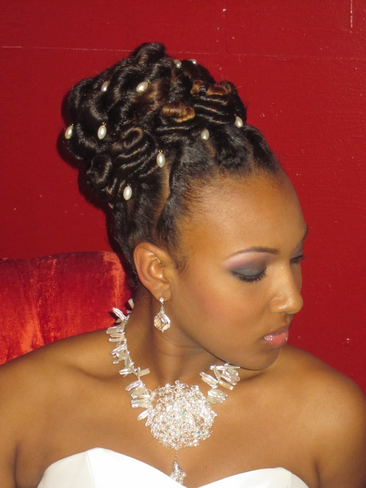 Black Braids Updo Hairstyles
 Maria Hairtistic Designer Bridal Shoot
