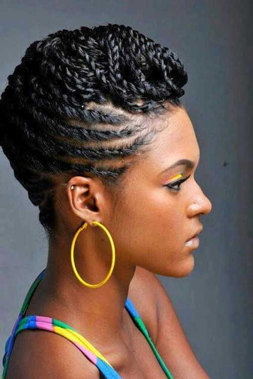 Black Braids Updo Hairstyles
 Braids for Black Women with Short Hair