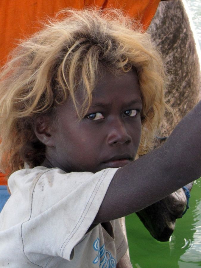 Black Children With Blonde Hair
 Pin on Melanesians