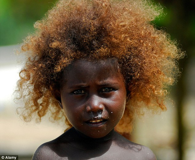 Black Children With Blonde Hair
 Riddle of Solomon solved Scientists find South Sea