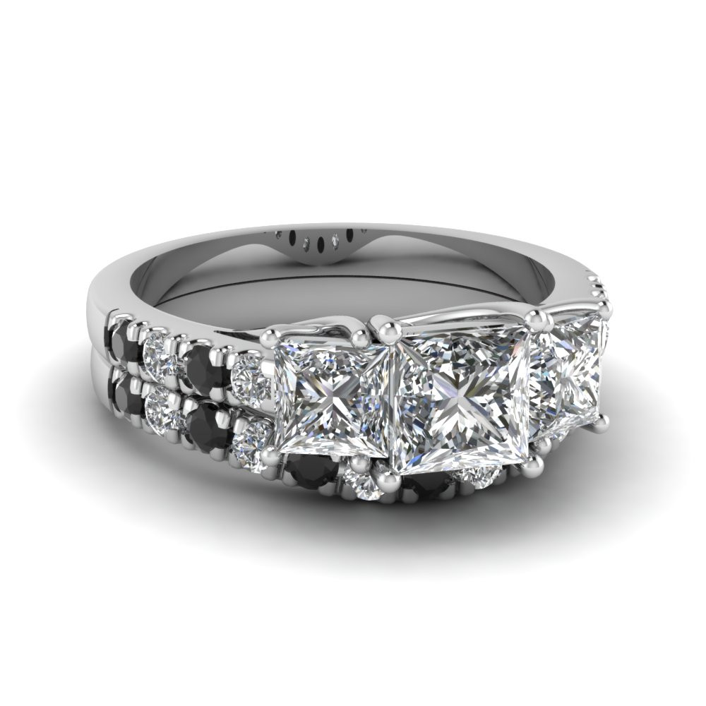 Black Diamond Wedding Rings Sets
 Stunning Black Diamond Wedding Ring Sets