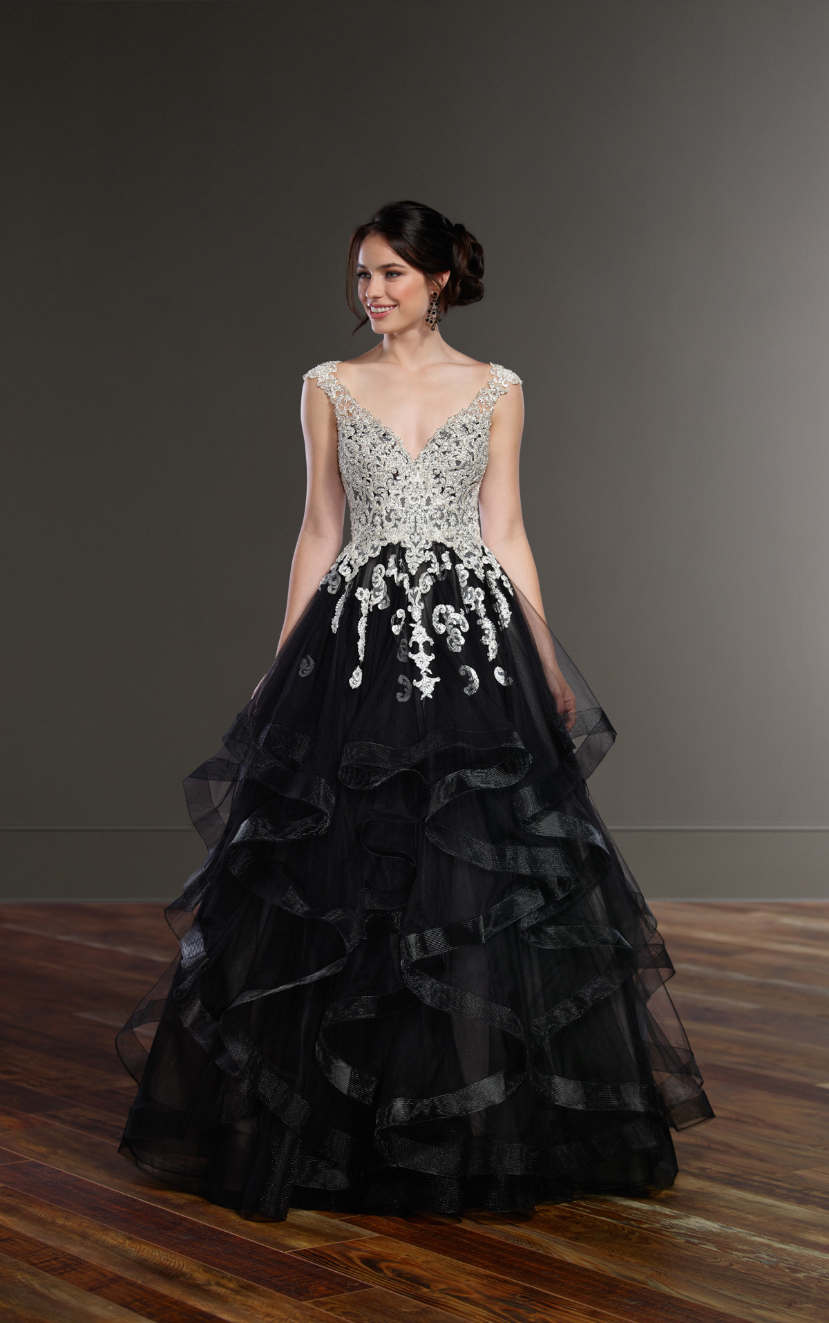 Black Dress To Wedding
 Wedding Gowns Black Princess Wedding Dress