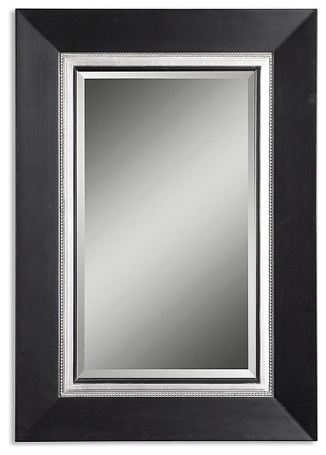 Black Framed Bathroom Mirror
 Uttermost Whitmore Vanity Black Wood Framed Mirror