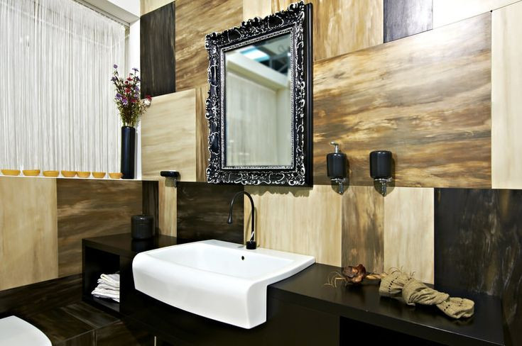 Black Framed Bathroom Mirror
 9 best Gold Frames for Mirrors images on Pinterest