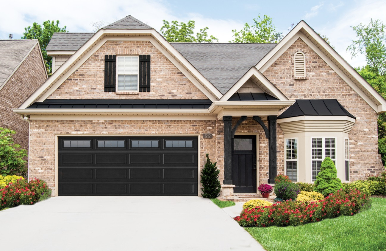 Black Garage Doors
 Houses with Black Garage Doors for Elegant House Style