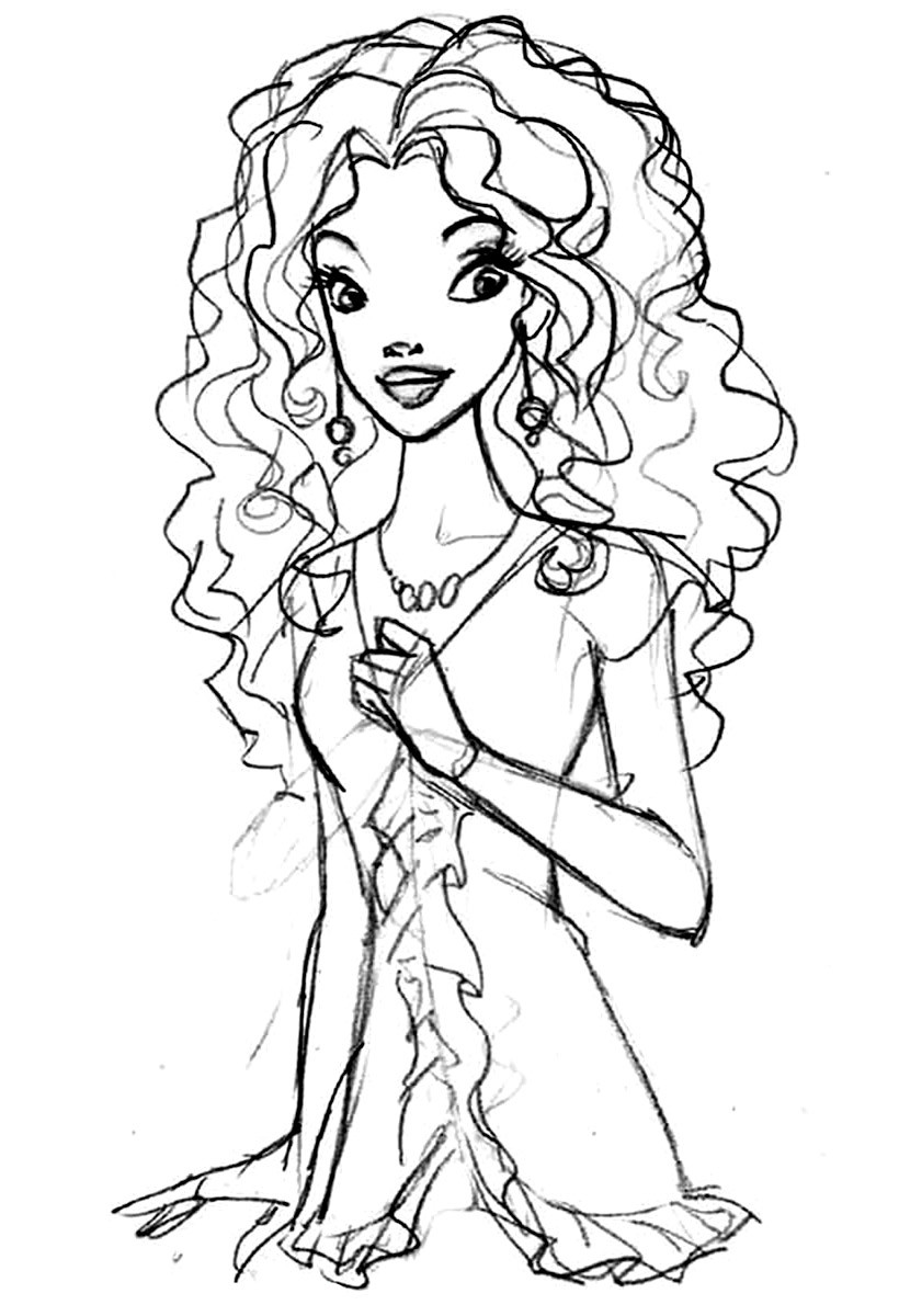 Black Girls Coloring Pages
 BARBIE COLORING PAGES BLACK OR ETHNIC BARBIE COLORING