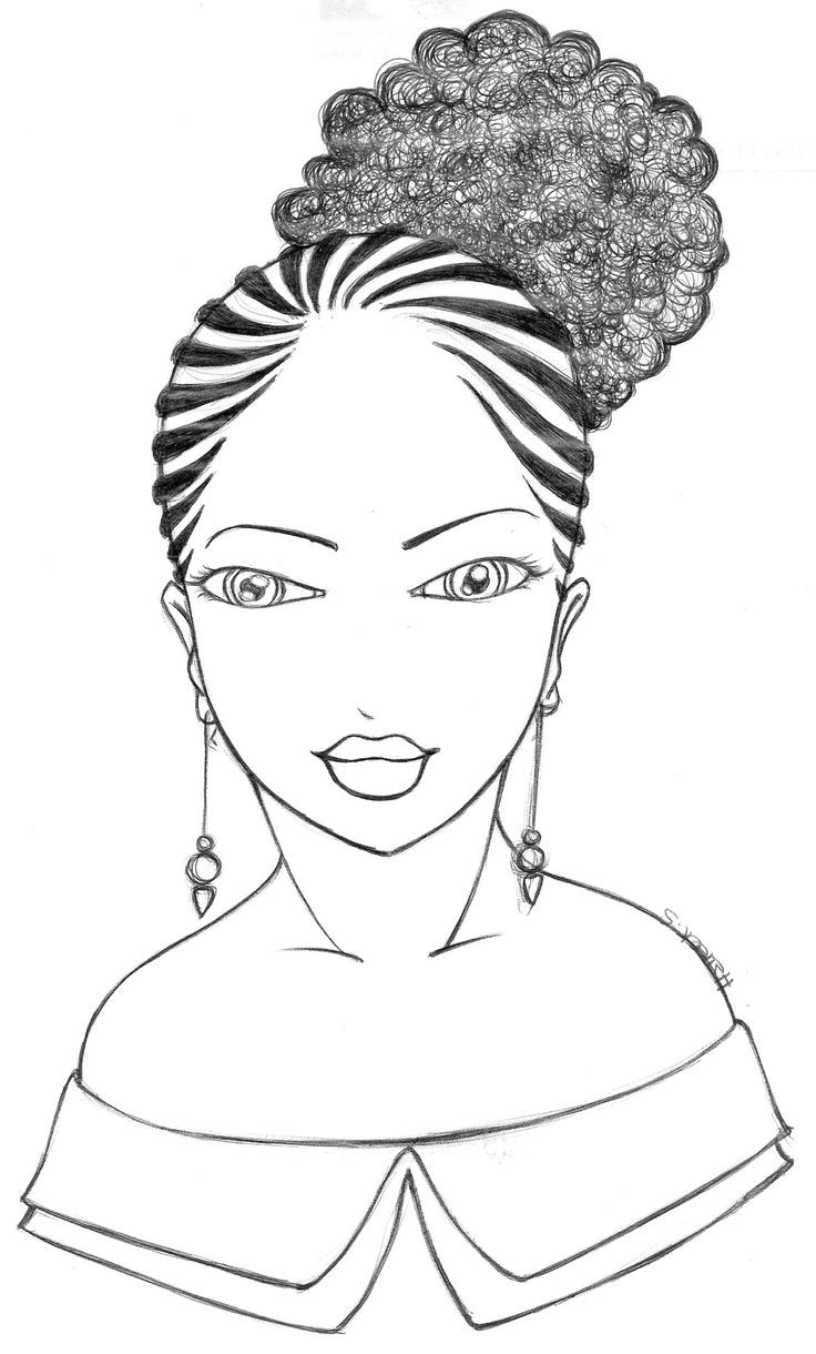 Black Girls Coloring Pages
 15 best black girl magic to color images on Pinterest