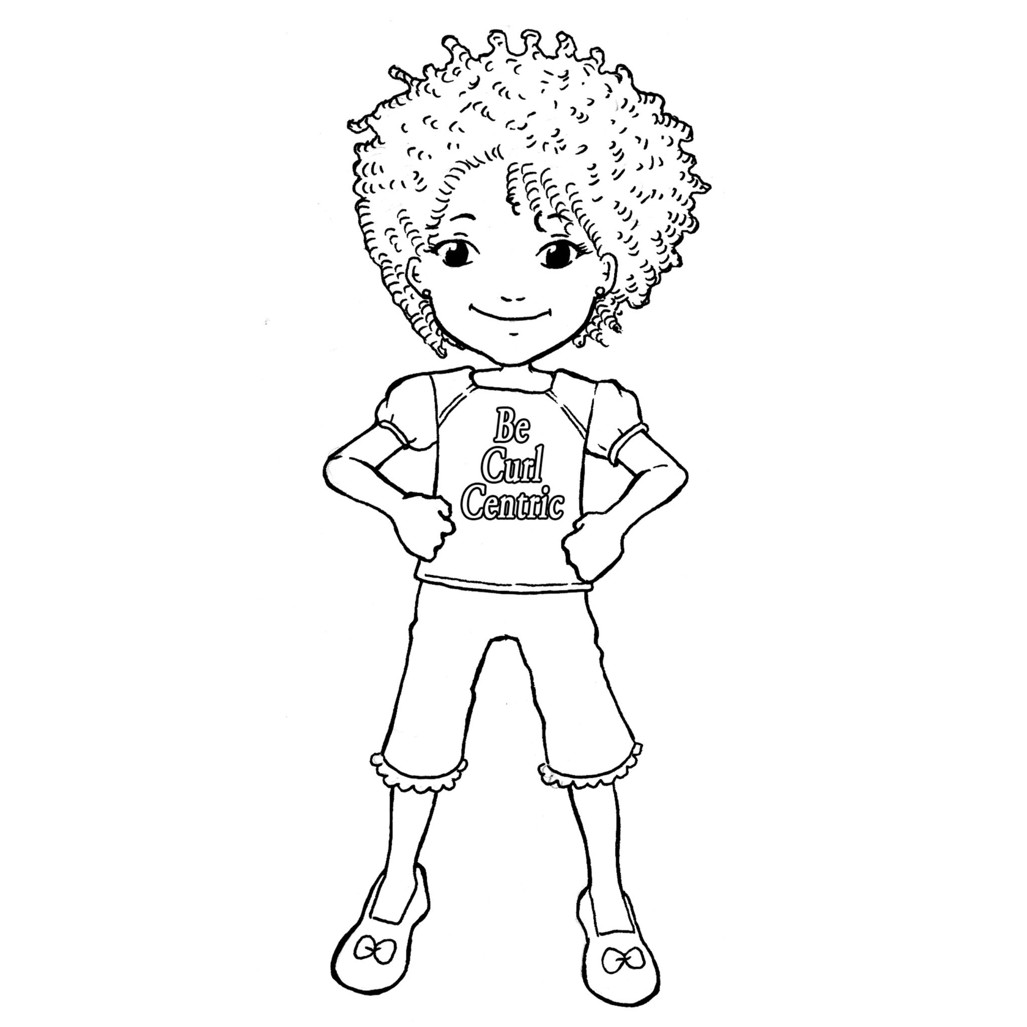 Black Girls Coloring Pages
 Teach Your Girls to Love Their Curls With BeCurlCentric