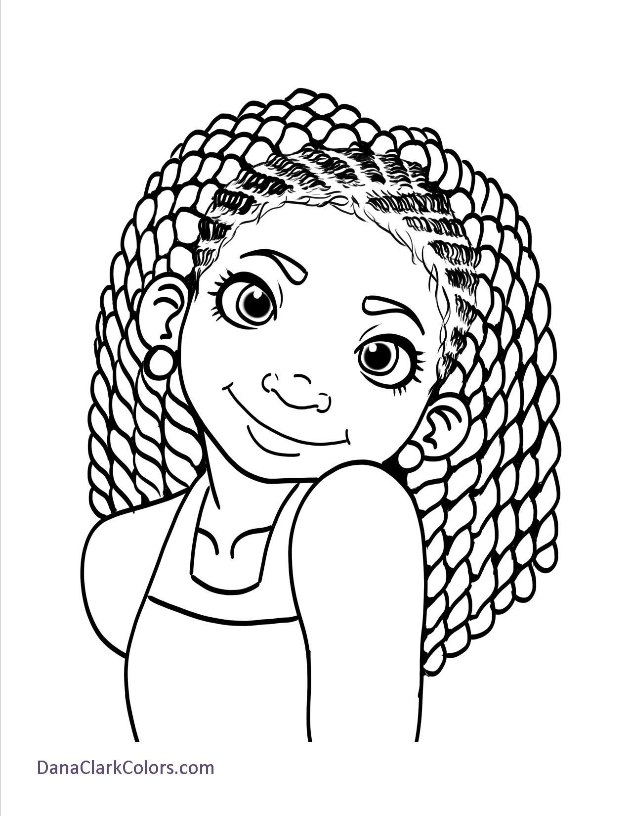 Black Girls Coloring Pages
 Free Coloring Page 1