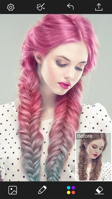 Black Hairstyle App
 Hair Color Changer Styles Salon & Recolor Booth App