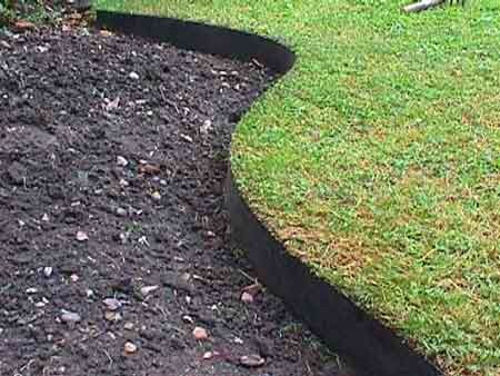 Black Metal Landscape Edging
 Smartedge Easy Lawn Edging Plastic Small Garden Border