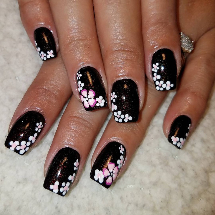 Black Nail Ideas
 49 Black Nail Art Designs Ideas