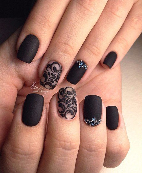 Black Nail Ideas
 40 Stunning Matte Black Nails