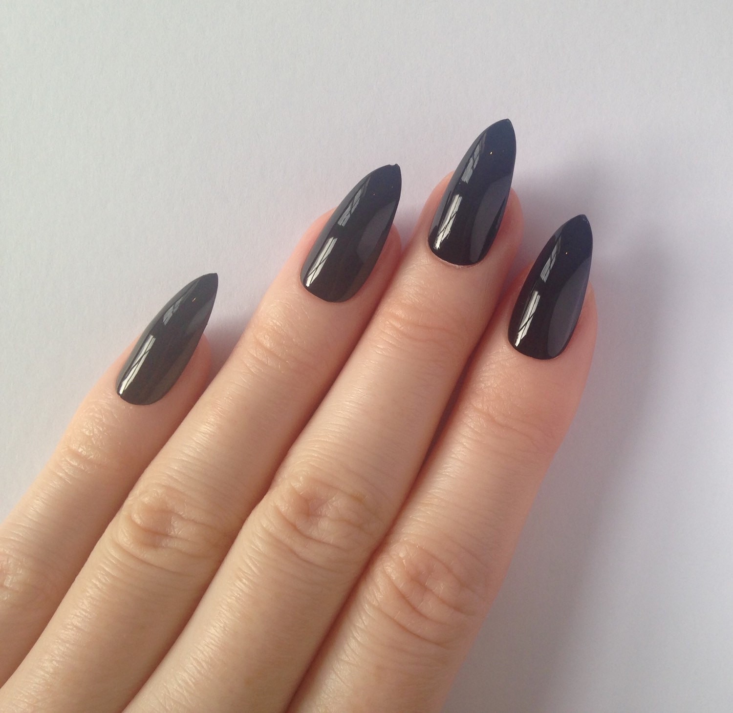 Black Stiletto Nail Designs
 Unavailable Listing on Etsy