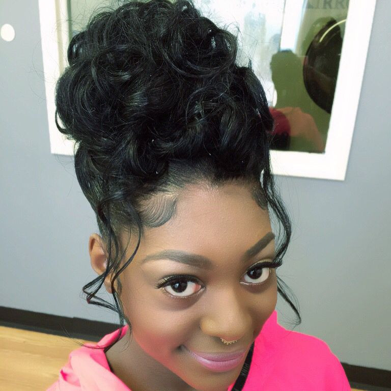 Black Updo Hairstyles With Weave
 Prom hair