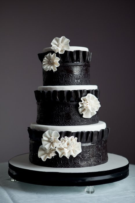 Black Wedding Cake
 Ask Cynthia  Wedding Dessert