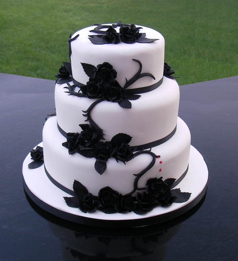 Black Wedding Cake
 Amazing Black And White Wedding Cakes [40 Pic] Awesome