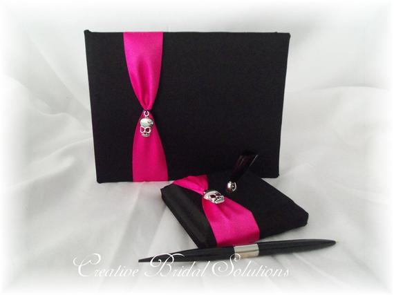 Black Wedding Guest Book And Pen Set
 Etsy Your place to and sell all things handmade