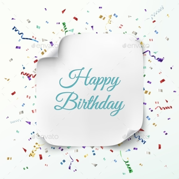 Blank Birthday Card Template
 21 Birthday Card Templates PSD Vector EPS JPG