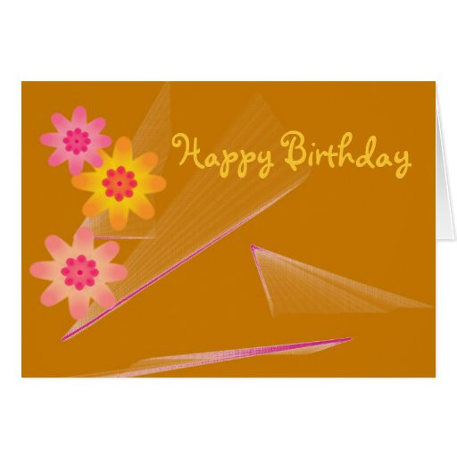 Blank Birthday Cards
 Blank Greeting Card Happy Birthday