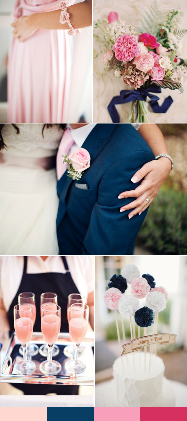 Blue And Pink Wedding Colors
 2016 Spring Wedding Color Trends Chapter e Seven Pink