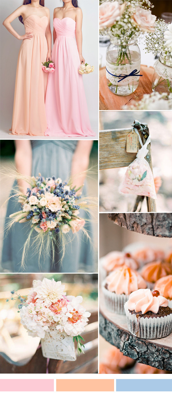 Blue And Pink Wedding Colors
 25 Hot Wedding Color bination Ideas 2016 2017 and