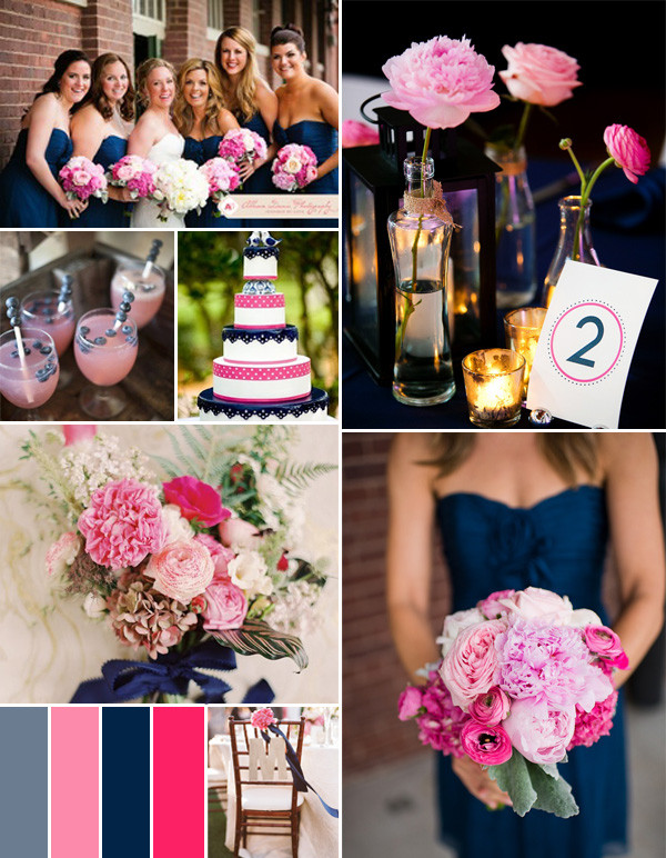 Blue And Pink Wedding Colors
 Fabulous Pink Wedding Color bo Ideas For Different