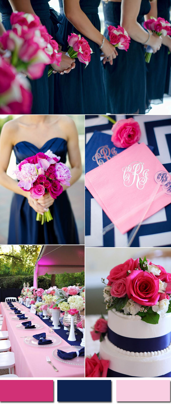 Blue And Pink Wedding Colors
 Wedding Colors Trends For 2017 Spring Pink Yarrow Color