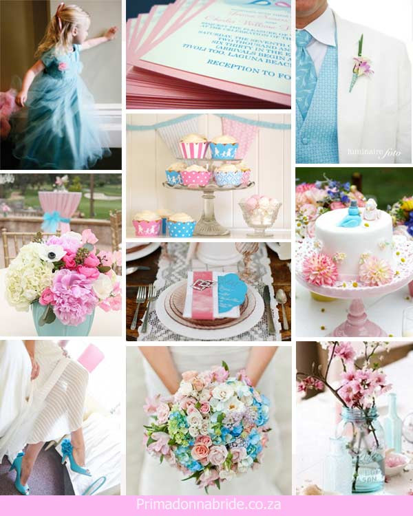 Blue And Pink Wedding Colors
 Wedding Ideas Light Pink and Light Blue