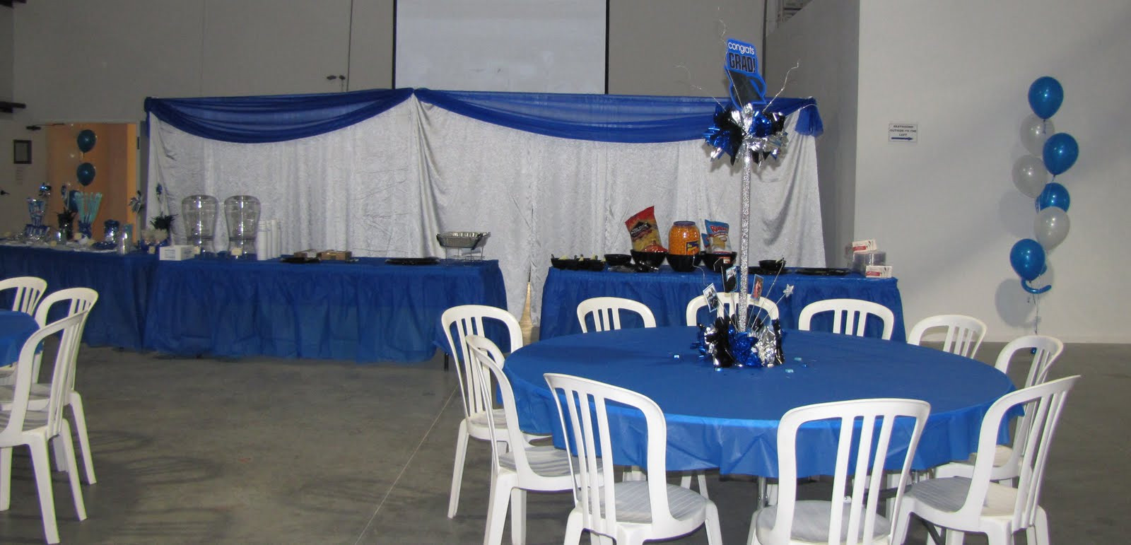 Blue And White Graduation Party Ideas
 Party People Event Decorating pany Stephanie s