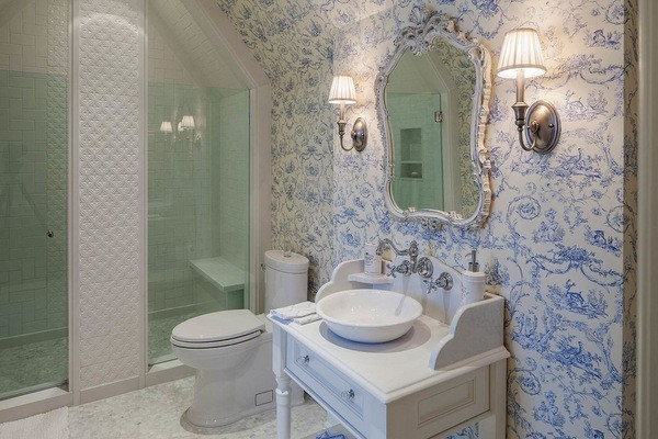 Blue Bathroom Decor
 French country furniture ideas – perfect elegance or