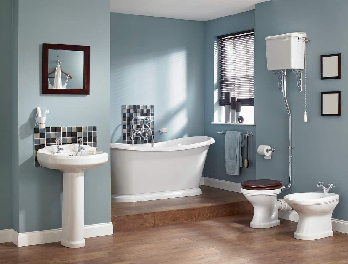 Blue Bathroom Walls
 35 Beautiful Blue Master Bathroom Ideas s