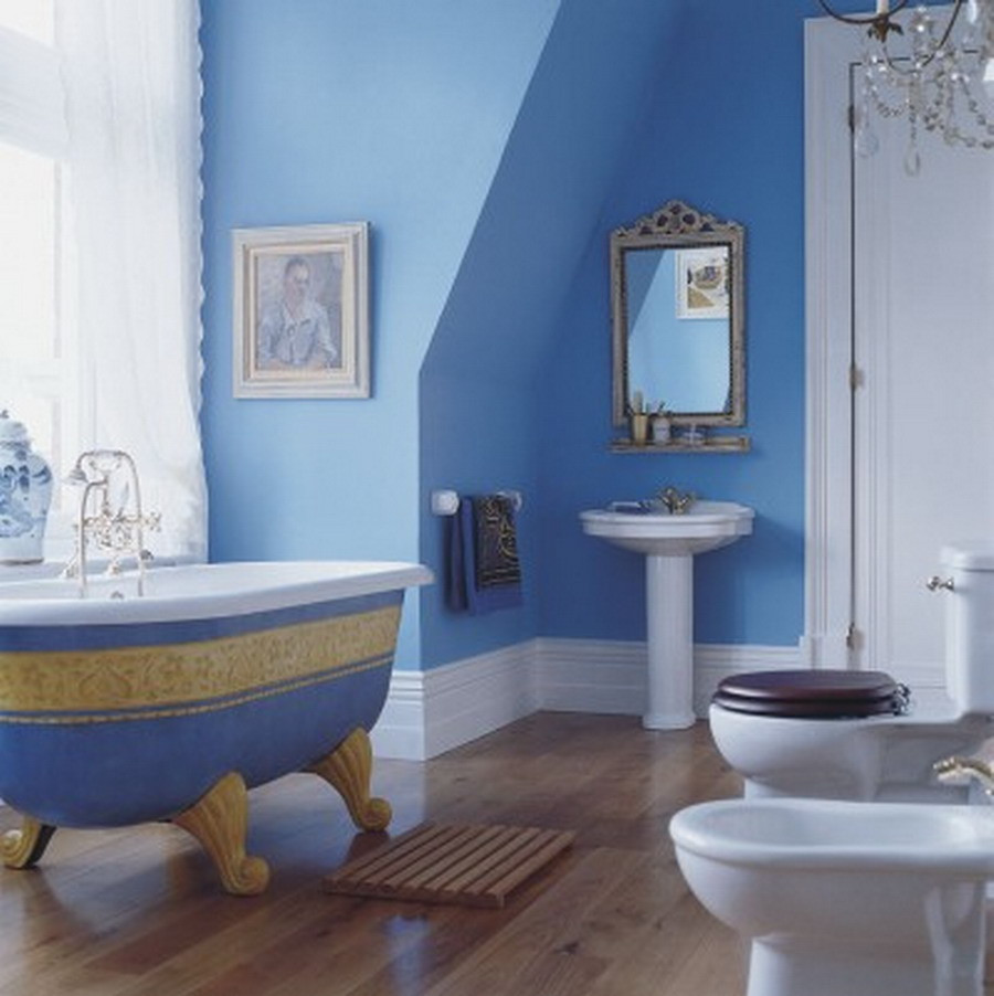 Blue Bathroom Walls
 Blue Bathroom Ideas Gratifying You Who Love Blue Color
