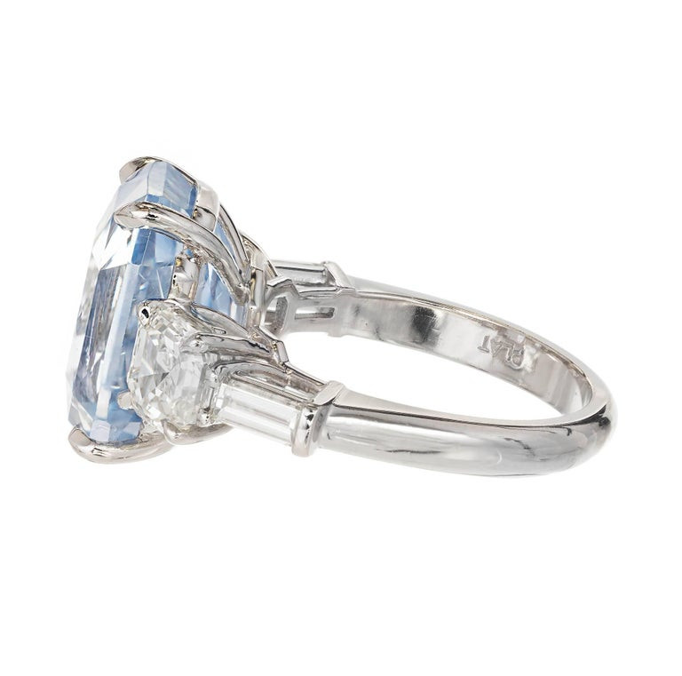 Blue Diamond Rings For Sale
 Peter Suchy 13 25 Carat Light Blue Sapphire Diamond