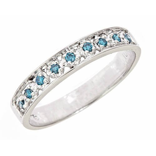 Blue Diamond Wedding Band
 mixentry Blue Diamond Wedding Rings Design 2012