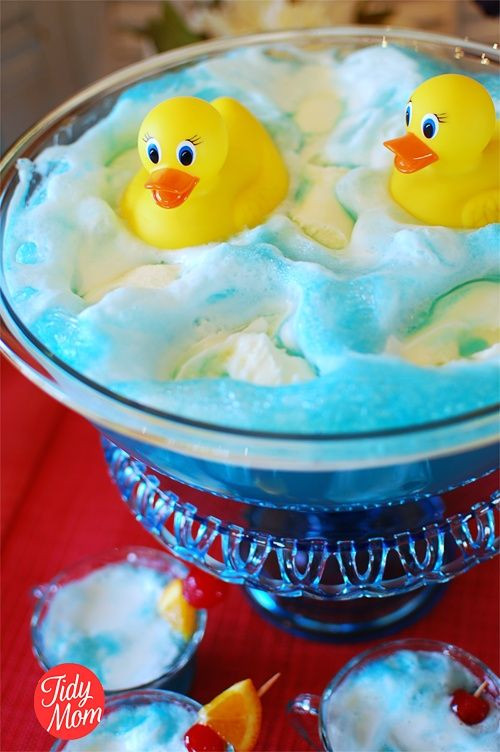 Blue Hawaiian Punch Recipes For Baby Showers
 Ducky Bath Baby Shower Punch Recipe