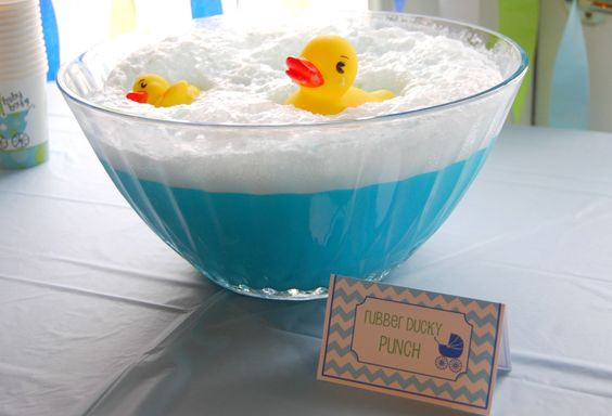 Blue Hawaiian Punch Recipes For Baby Showers
 Rubber Ducky Punch Baby Shower Week Recipe