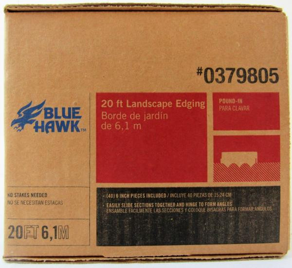Blue Hawk Landscape Edging
 Blue Hawk 37x6 Inch Landscape Edging Pieces