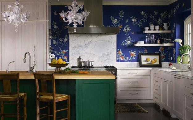 Blue Kitchen Wall Decor
 25 Beautiful Kitchen Decor Ideas Bringing Modern Wallpaper