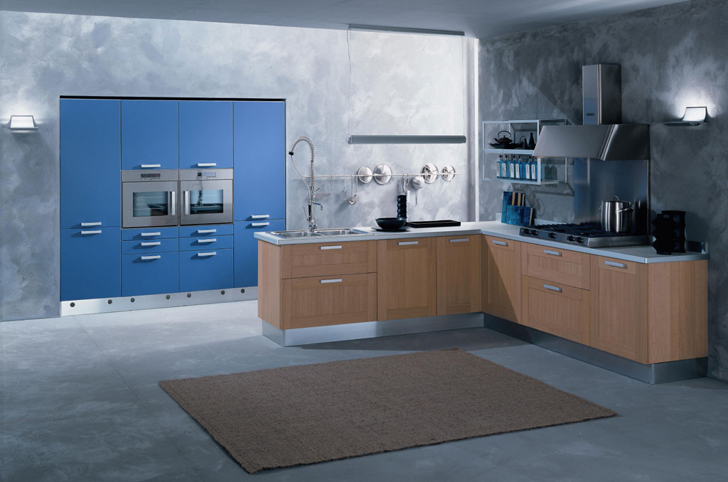 Blue Kitchen Wall Decor
 Cool Blue Kitchens Design Inspirations Kitchen Design
