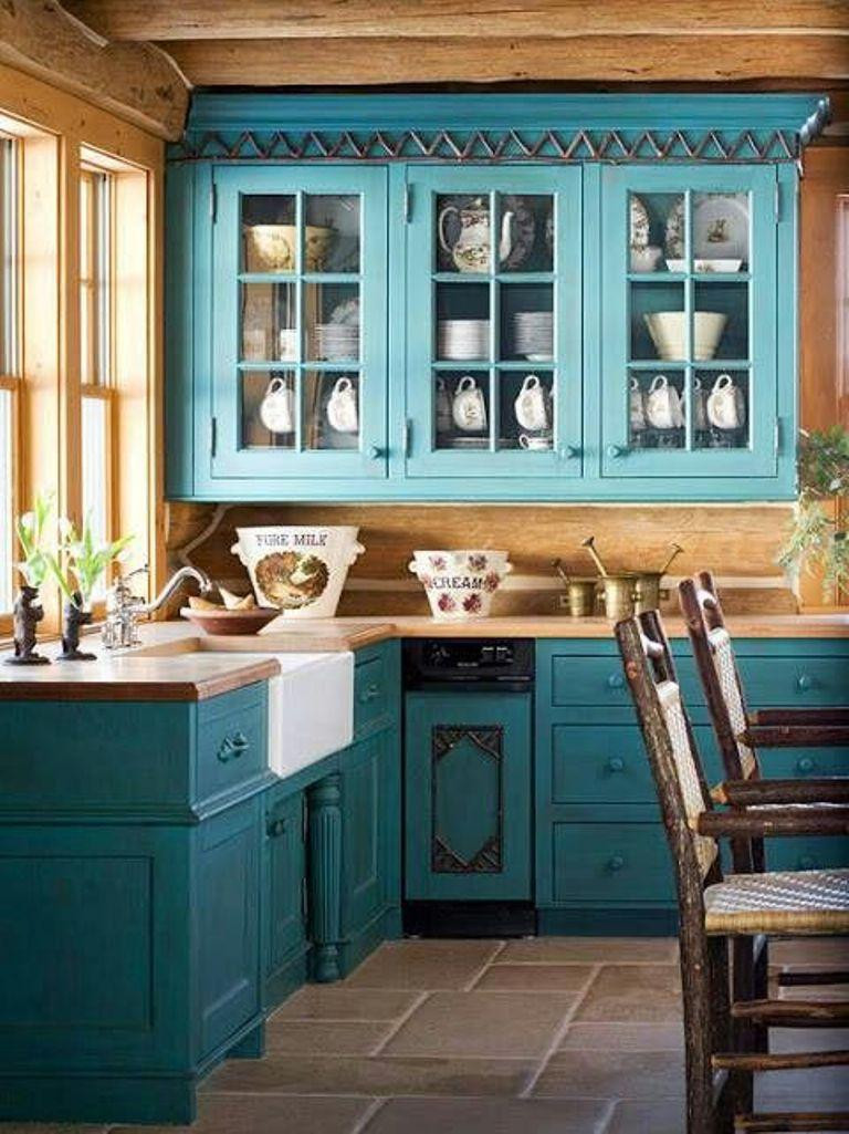 Blue Kitchen Wall Decor
 20 Refreshing Blue Kitchen Design Ideas Rilane