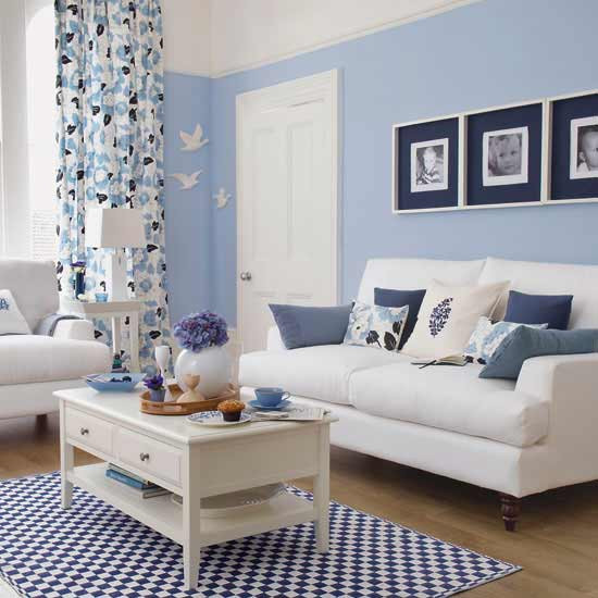 Blue Living Room Decor
 Falls Design I m Loving Pale Blue Living Rooms