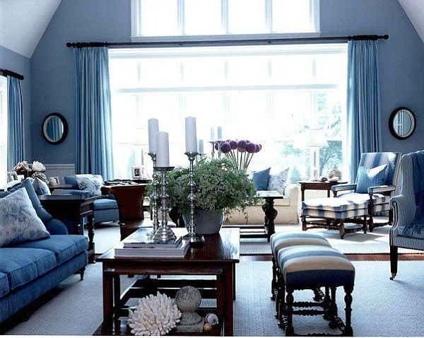 Blue Living Room Decor
 20 Blue living room design ideas