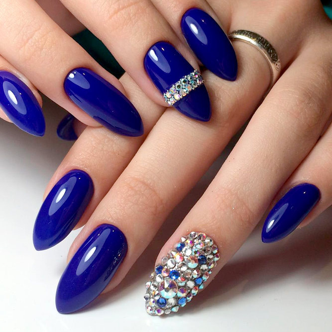 Blue Nail Ideas
 Stunning Blue Nails To Try