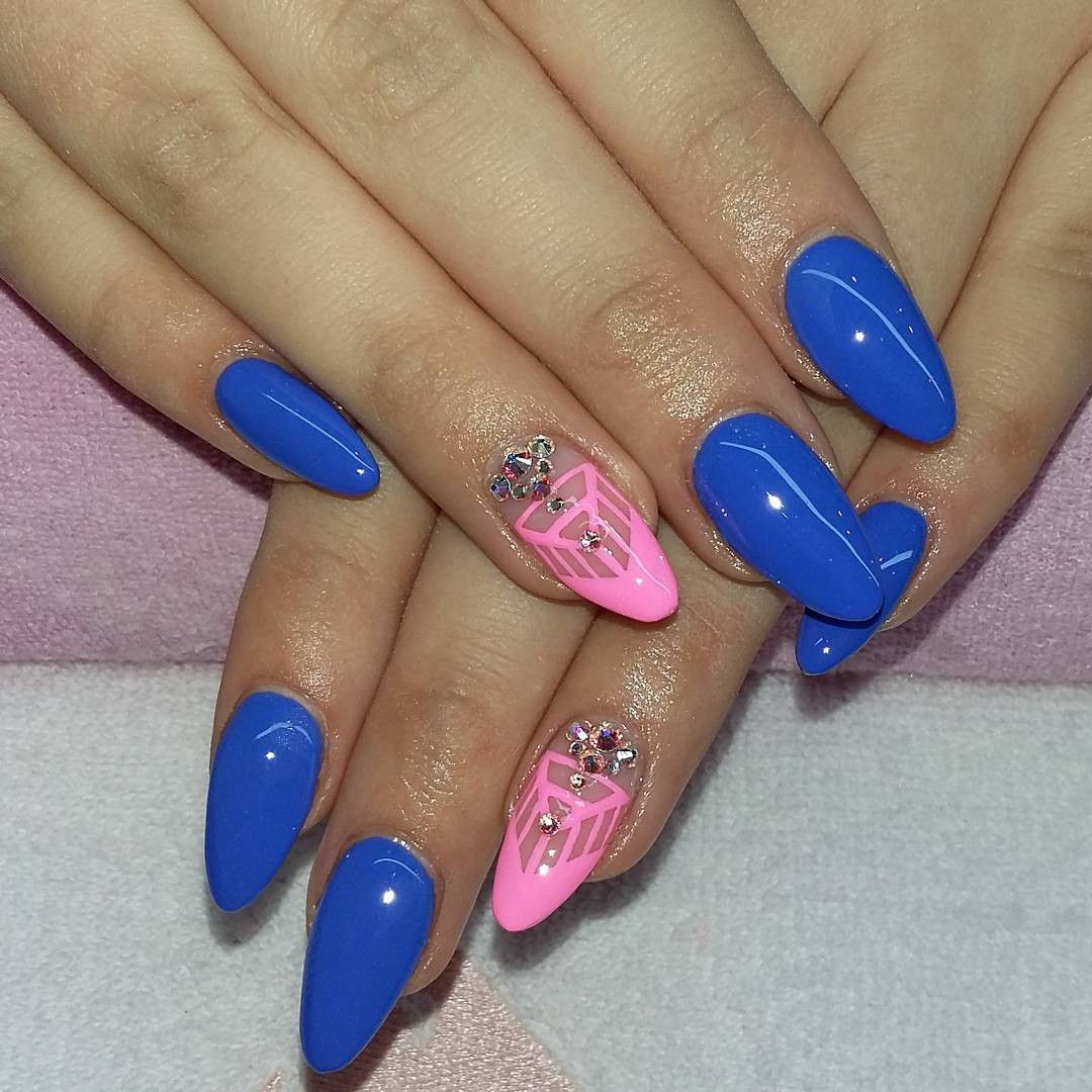 Blue Nail Ideas
 21 Royal Blue Nail Art Designs Ideas