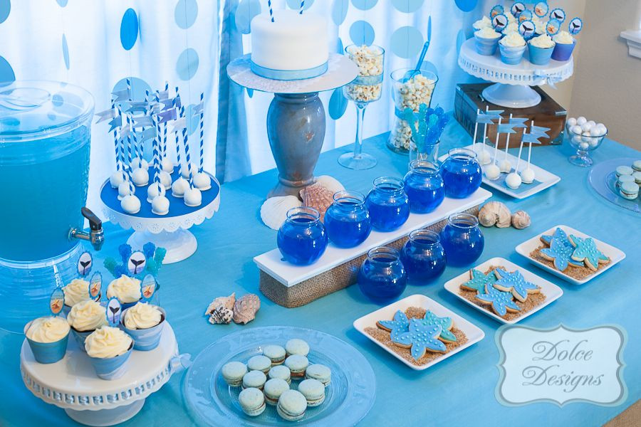 Blue Themed Birthday Party Ideas
 Bella Cupcake Couture Blog Archive Under the Sea with