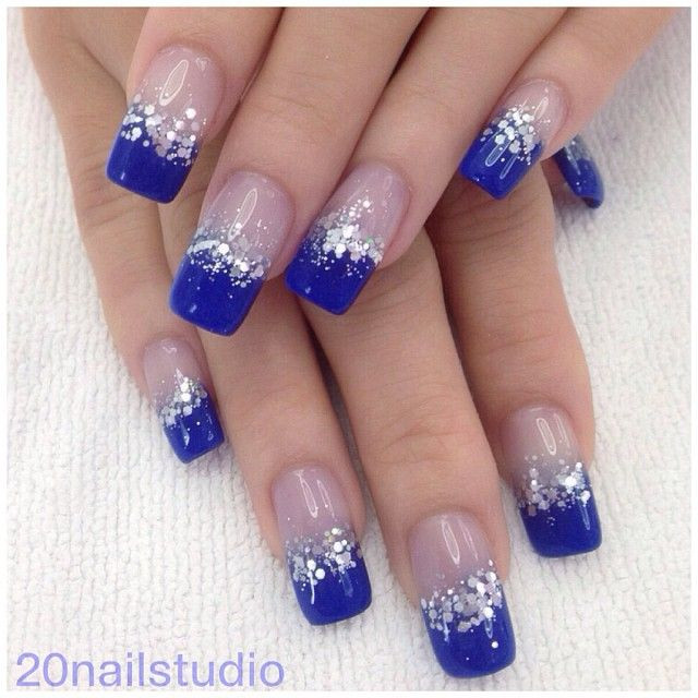 Blue Wedding Nails
 570 best Mood Nail Polish images on Pinterest