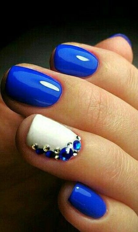 Blue Wedding Nails
 20 Stunning Blue Wedding Nails You ll Want To Copy Society19