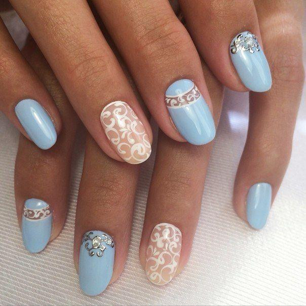 Blue Wedding Nails
 30 Fairy Like Wedding Nails For Your Big Day Wild About